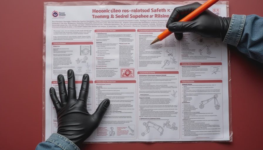 Visual context for construction equipment safety training