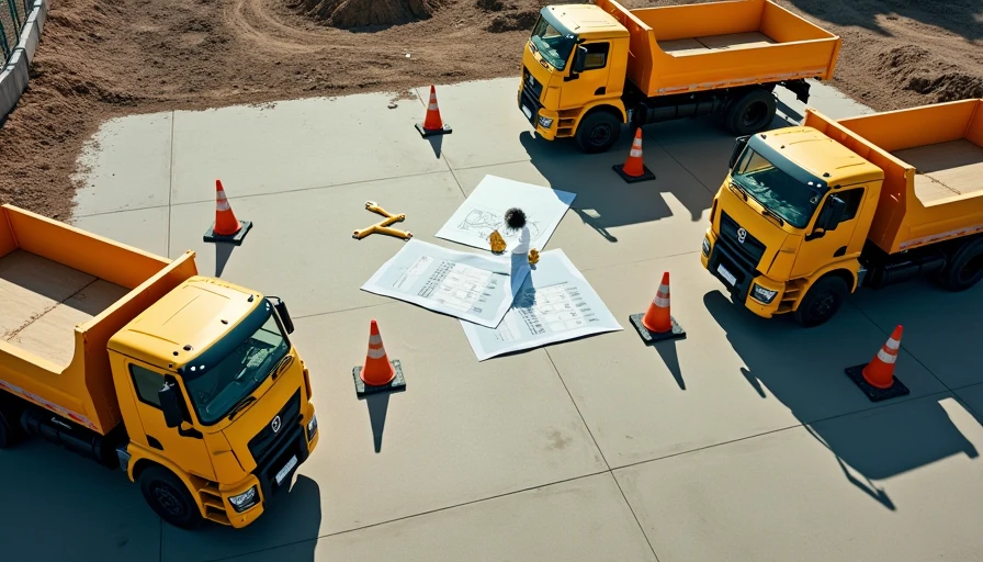 Visual context for construction fleet maintenance checklist