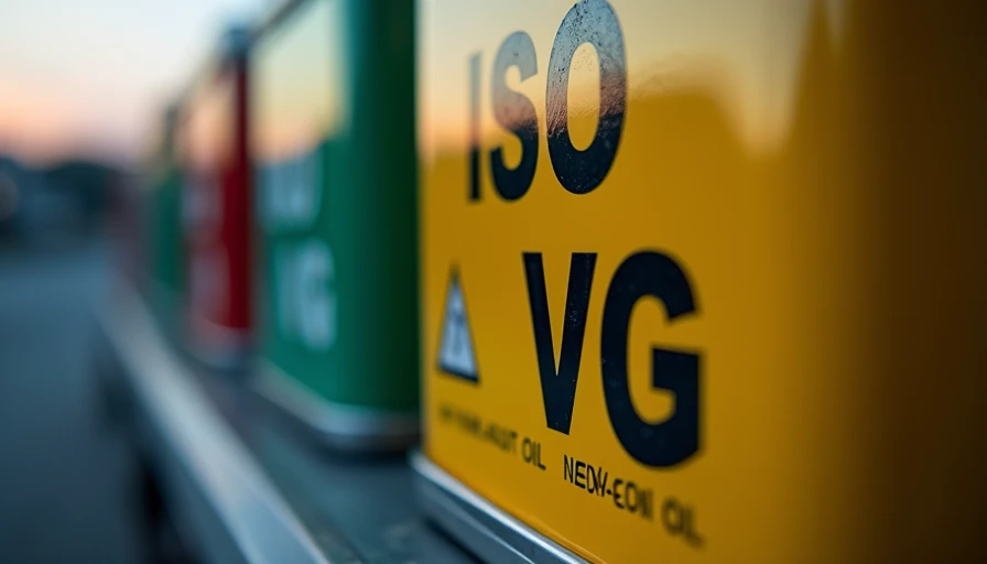 Visual context for what does iso vg mean in hydraulic oil