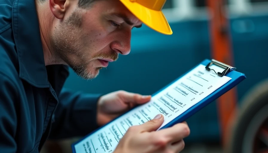 Illustration for preventive maintenance schedule for excavators