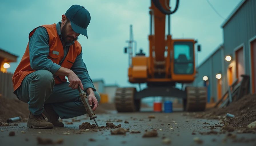 Visual context for heavy equipment lubrication schedule
