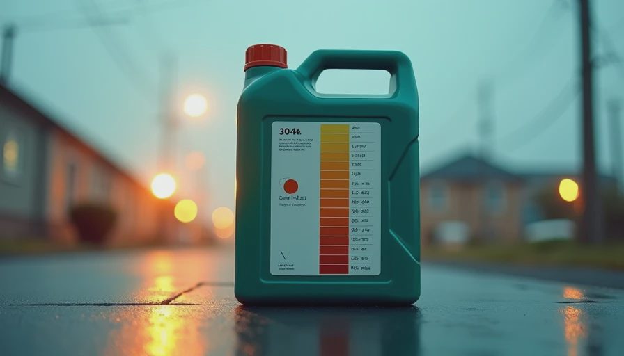 Visual context for types of hydraulic fluids