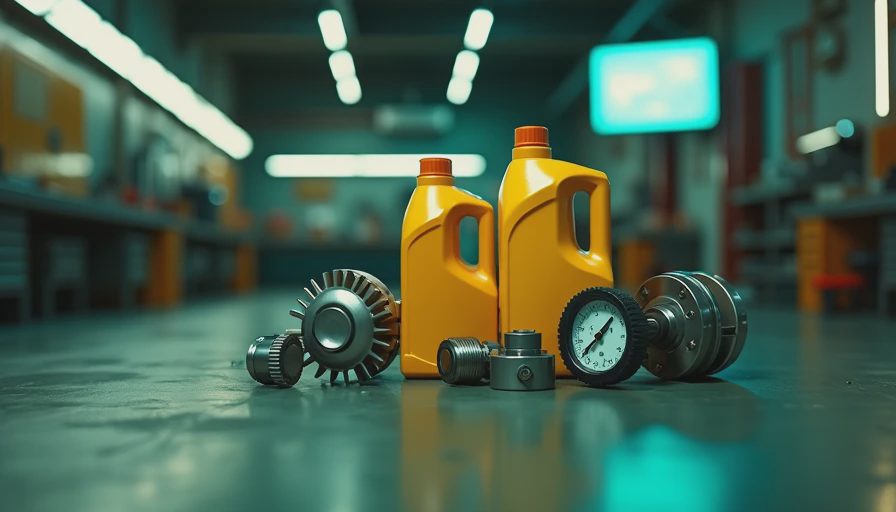 Visual context for AW32 vs AW68 hydraulic oil