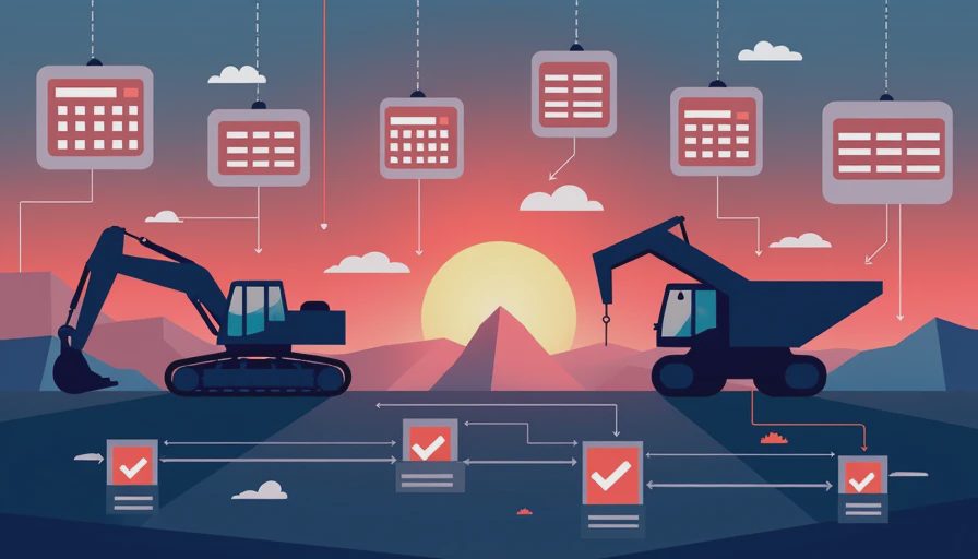 Visual context for mining equipment maintenance scheduling