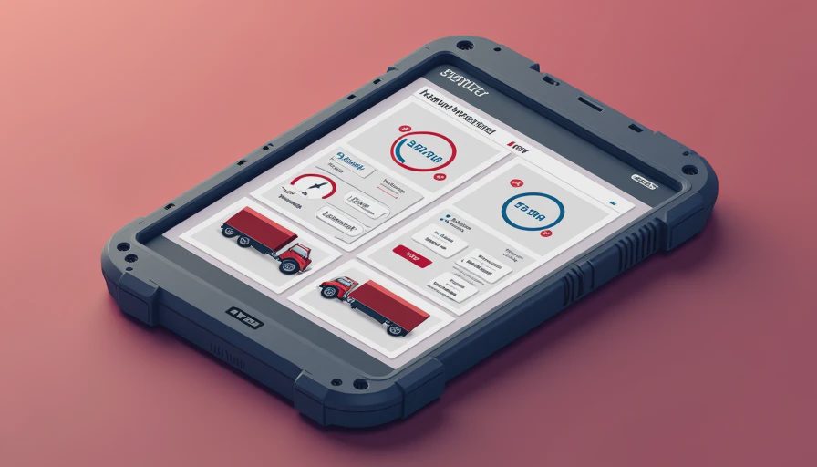 Visual context for fleet maintenance software comparison